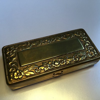 Gillette Pocket Edition aus dem Jahr 1921, Messing vergoldet