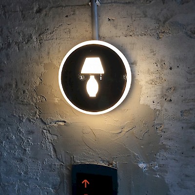 Betoncharme im Treppenhaus